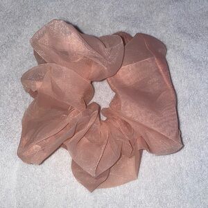 Organza over size scrunchie